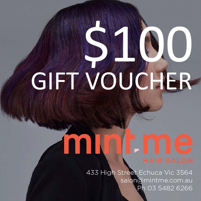 Gift Voucher 100 Mintme Hairdressing Salon Echuca